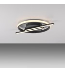 Paul Neuhaus Korsa Lampa Sufitowa Czarny 14130-18