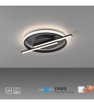 Paul Neuhaus Korsa Lampa Sufitowa Czarny 14130-18
