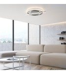 Paul Neuhaus Korsa Lampa Sufitowa Srebrny 14130-55