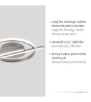Paul Neuhaus Korsa Lampa Sufitowa Srebrny 14130-55
