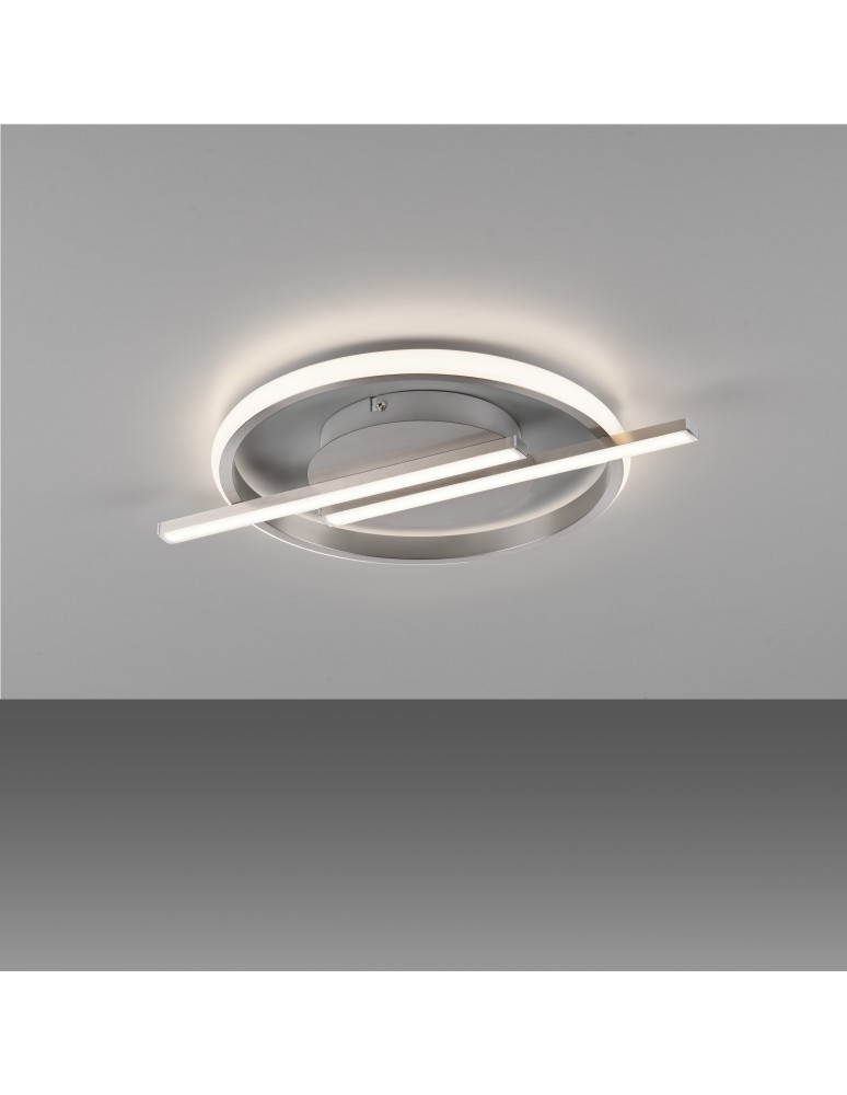 Paul Neuhaus Korsa Lampa Sufitowa Srebrny 14130-55