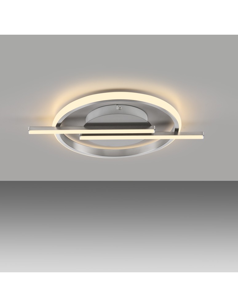 Paul Neuhaus Korsa Lampa Sufitowa Srebrny 14130-55