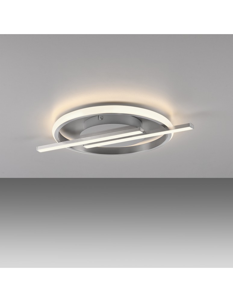 Paul Neuhaus Korsa Lampa Sufitowa Srebrny 14130-55
