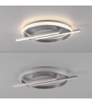 Paul Neuhaus Korsa Lampa Sufitowa Srebrny 14130-55
