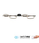 Paul Neuhaus Mini Ritus Lampa Sufitowa Czarny 14211-18