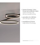 Paul Neuhaus Mini Ritus Lampa Sufitowa Czarny 14211-18