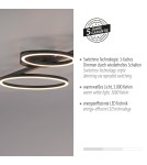 Paul Neuhaus Mini Ritus Lampa Sufitowa Czarny 14211-18