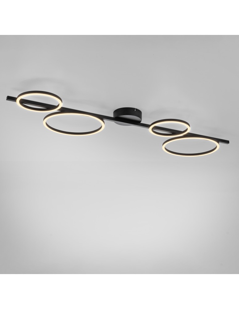 Paul Neuhaus Mini Ritus Lampa Sufitowa Czarny 14211-18