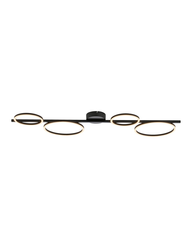 Paul Neuhaus Mini Ritus Lampa Sufitowa Czarny 14211-18