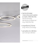 Paul Neuhaus Mini Ritus Lampa Sufitowa Srebrny 14211-21