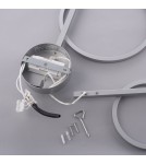 Paul Neuhaus Mini Ritus Lampa Sufitowa Srebrny 14211-21