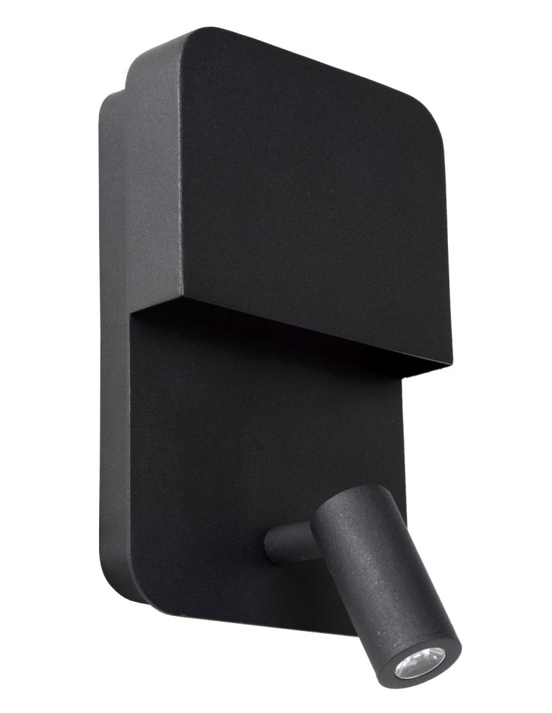 Reading wall lamps - Lucide BOXER Wall mounted LED black 79200/08/30 - product kolory-swiatla.pl 3