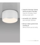 Paul Neuhaus Tanika Lampa Sufitowa Biały 14325-16