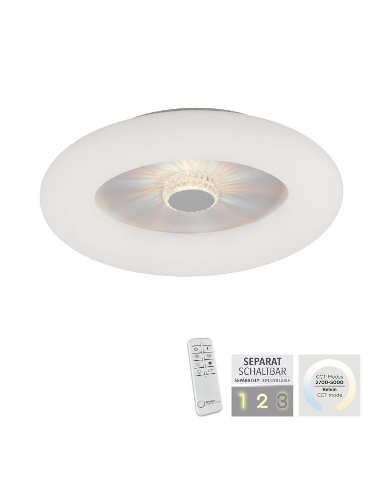 Paul Neuhaus Vertigo Lampa Sufitowa Biały 14383-16