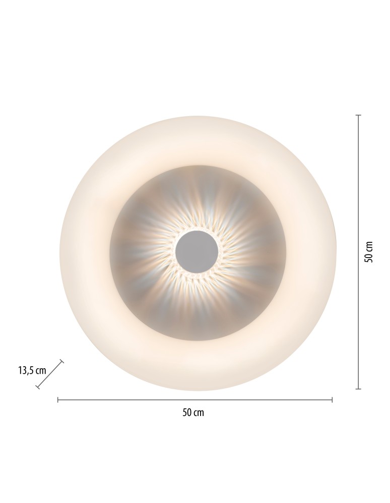 Paul Neuhaus Vertigo Lampa Sufitowa Biały 14383-16