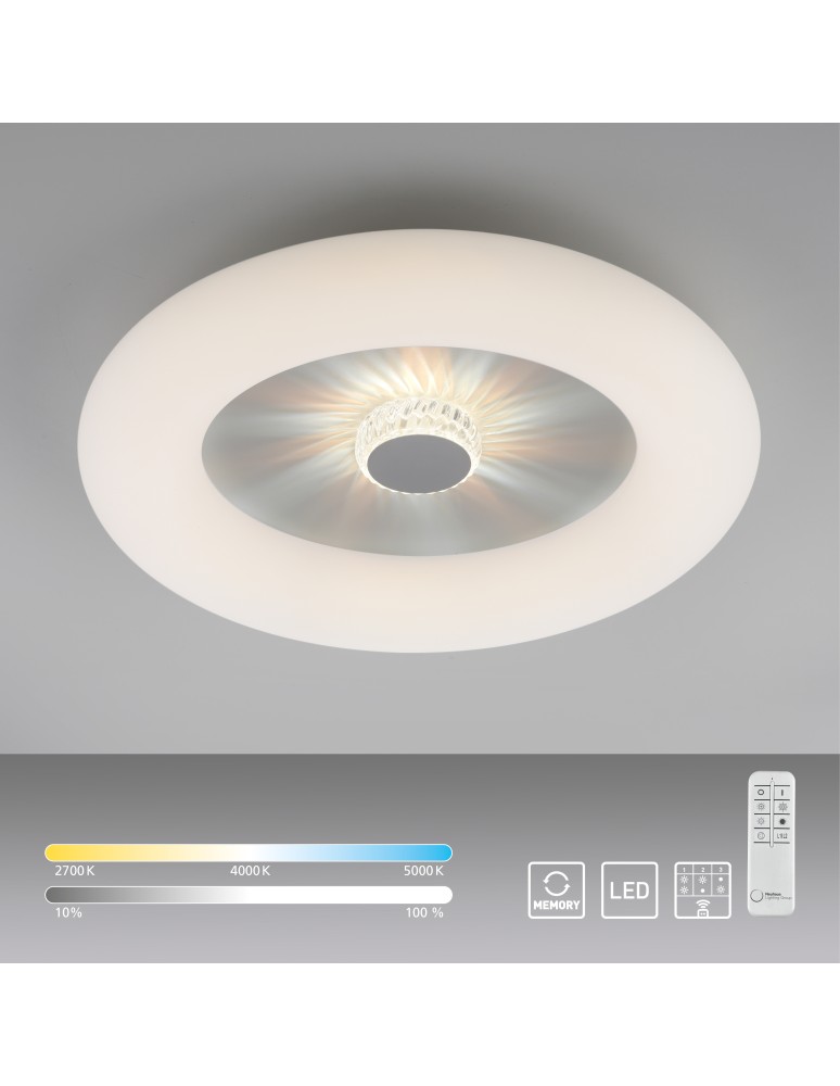 Paul Neuhaus Vertigo Lampa Sufitowa Biały 14383-16