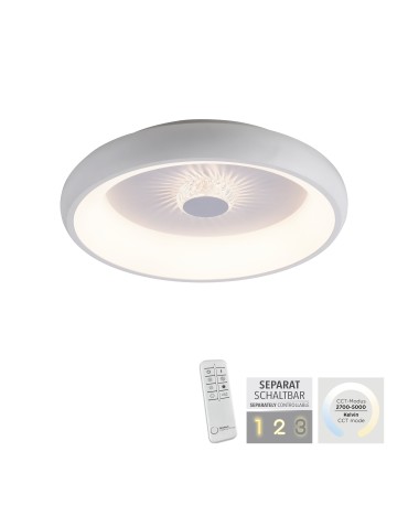 Paul Neuhaus Vertigo Lampa Sufitowa Biały/Szary 14384-16 - product 2