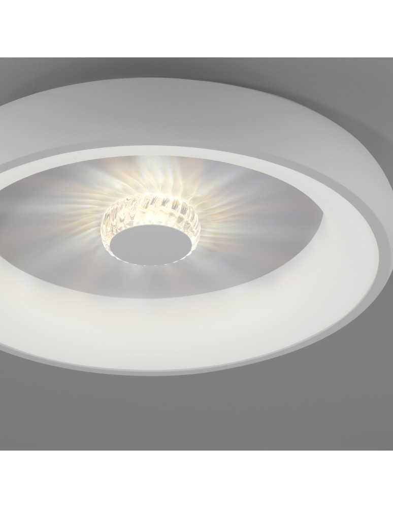 Paul Neuhaus Vertigo Lampa Sufitowa Biały/Szary 14384-16