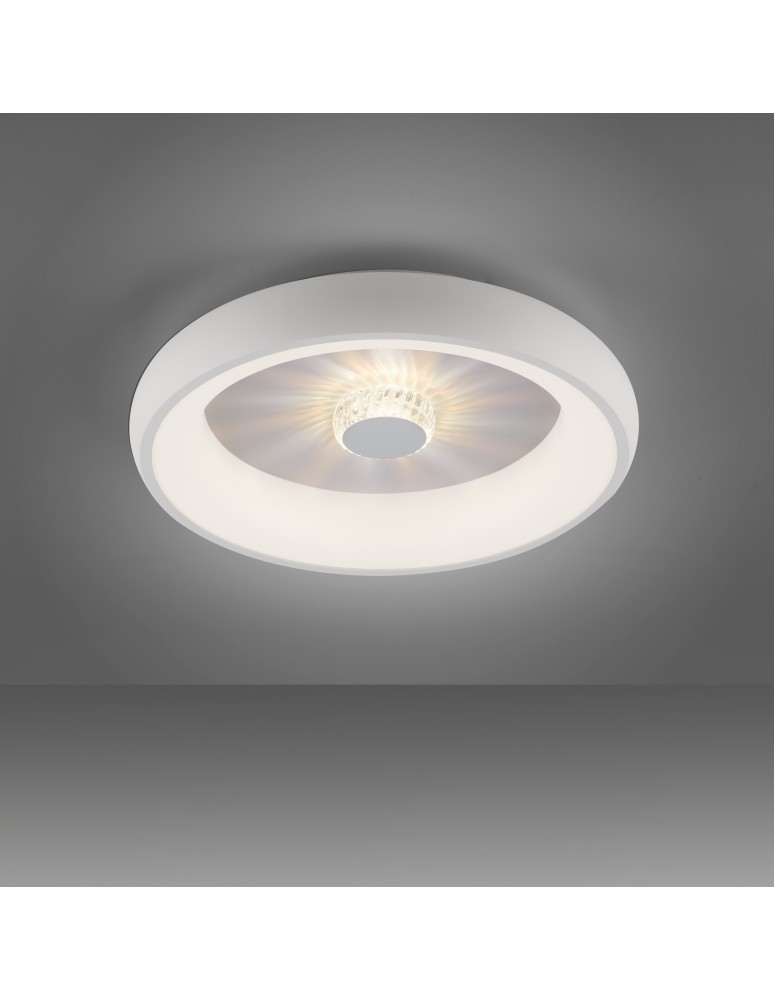 Paul Neuhaus Vertigo Lampa Sufitowa Biały/Szary 14384-16