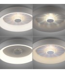 Paul Neuhaus Vertigo Lampa Sufitowa Biały/Szary 14384-16