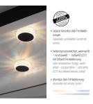 Paul Neuhaus Vertigo Lampa Sufitowa Czarny 14385-18