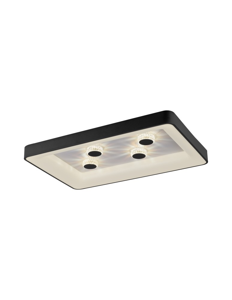 Paul Neuhaus Vertigo Lampa Sufitowa Czarny 14385-18