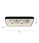 Paul Neuhaus Vertigo Lampa Sufitowa Czarny 14385-18