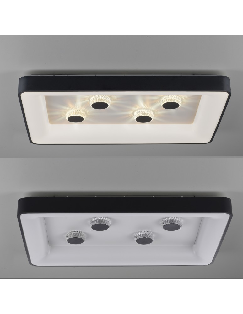 Paul Neuhaus Vertigo Lampa Sufitowa Czarny 14385-18