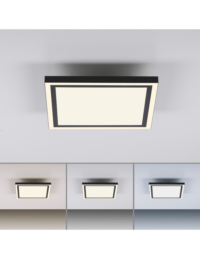 Paul Neuhaus Edging-Smart Lampa Sufitowa Czarny 14450-18