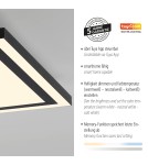 Paul Neuhaus Edging-Smart Lampa Sufitowa Czarny 14451-18