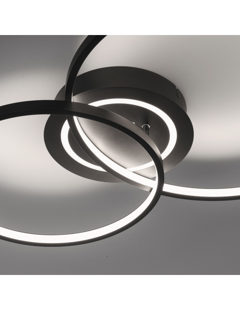 Paul Neuhaus Asmina Lampa Sufitowa Czarny 14540-18