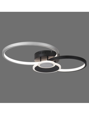 Paul Neuhaus Papilon Lampa Sufitowa Czarny/Aluminium 14548-18