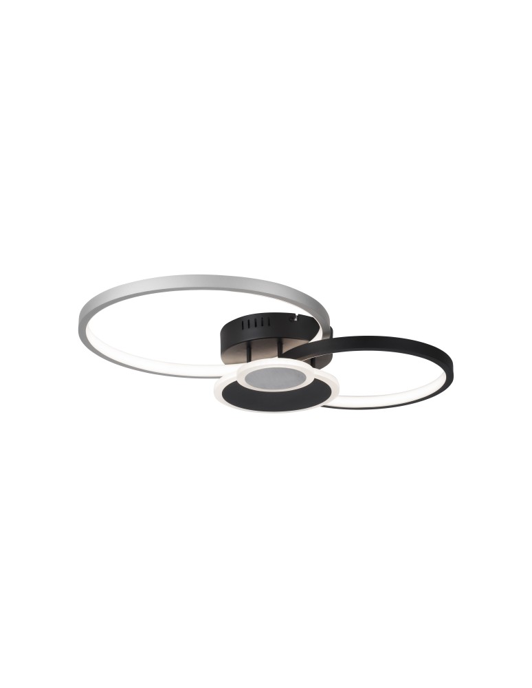 Paul Neuhaus Papilon Lampa Sufitowa Czarny/Aluminium 14548-18