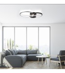 Paul Neuhaus Papilon Lampa Sufitowa Czarny/Aluminium 14548-18