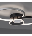 Paul Neuhaus Papilon Lampa Sufitowa Czarny/Aluminium 14548-18