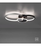 Paul Neuhaus Papilon Lampa Sufitowa Czarny/Aluminium 14548-18