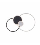 Paul Neuhaus Papilon Lampa Sufitowa Czarny/Aluminium 14548-18