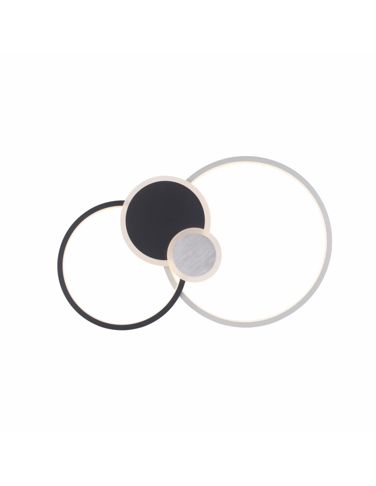 Paul Neuhaus Papilon Lampa Sufitowa Czarny/Aluminium 14548-18