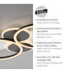 Paul Neuhaus Trooper Lampa Sufitowa Biały/Drewno 14552-16