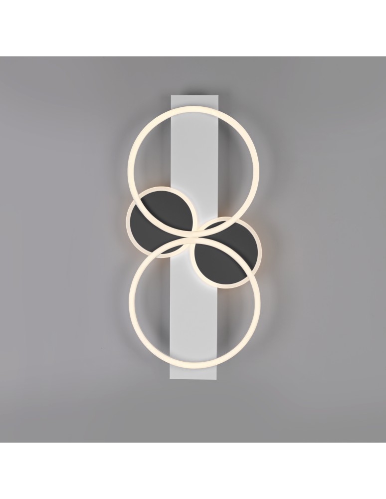 Paul Neuhaus Trooper Lampa Sufitowa Biały/Drewno 14552-16