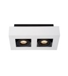 Ceiling luminaires for replaceable light source - Lucide XIRAX Ceiling 2xGU10 white black 09119/11/31 - product 1