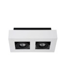 Ceiling luminaires for replaceable light source - Lucide XIRAX Ceiling 2xGU10 white black 09119/11/31 - product 3