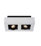 Ceiling luminaires for replaceable light source - Lucide XIRAX Ceiling 2xGU10 white black 09119/11/31 - product 5