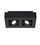 Ceiling luminaires for replaceable light source - Lucide XIRAX Ceiling 2xGU10 black 09119/11/30 - product 2