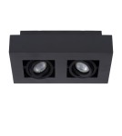 Ceiling luminaires for replaceable light source - Lucide XIRAX Ceiling 2xGU10 black 09119/11/30 - product 3