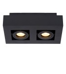 Ceiling luminaires for replaceable light source - Lucide XIRAX Ceiling 2xGU10 black 09119/11/30 - product 5