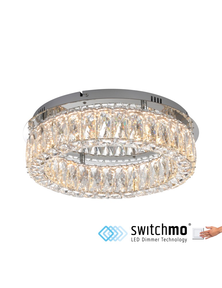Paul Neuhaus Kulunka Lampa Sufitowa Chrom 15204-17