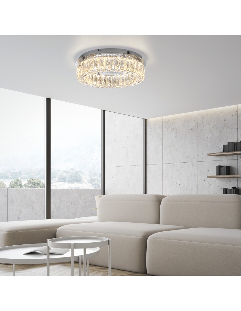 Paul Neuhaus Kulunka Lampa Sufitowa Chrom 15204-17