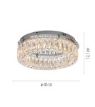 Paul Neuhaus Kulunka Lampa Sufitowa Chrom 15204-17