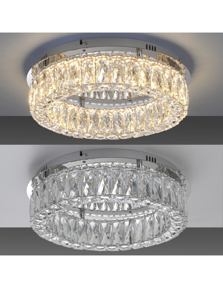 Paul Neuhaus Kulunka Lampa Sufitowa Chrom 15204-17